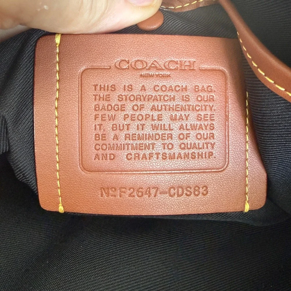 Coach Dakota Crossbody Bag Black Leather w/ box, NWT